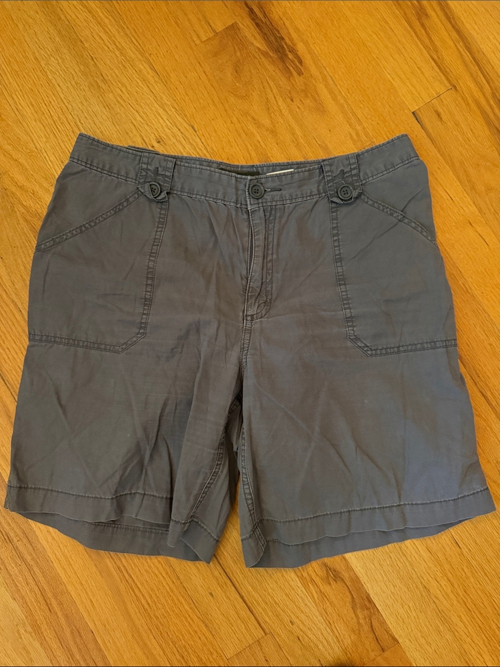 Women’s Casual Gray/slate blue Shorts - Lightweight Everyday Wear